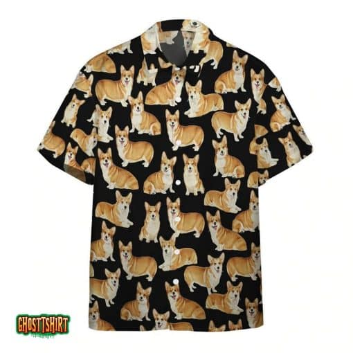 Corgi Dogs Aloha Hawaiian Shirt