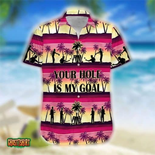 Cornhole My Goal Aloha Hawaiian Shirt