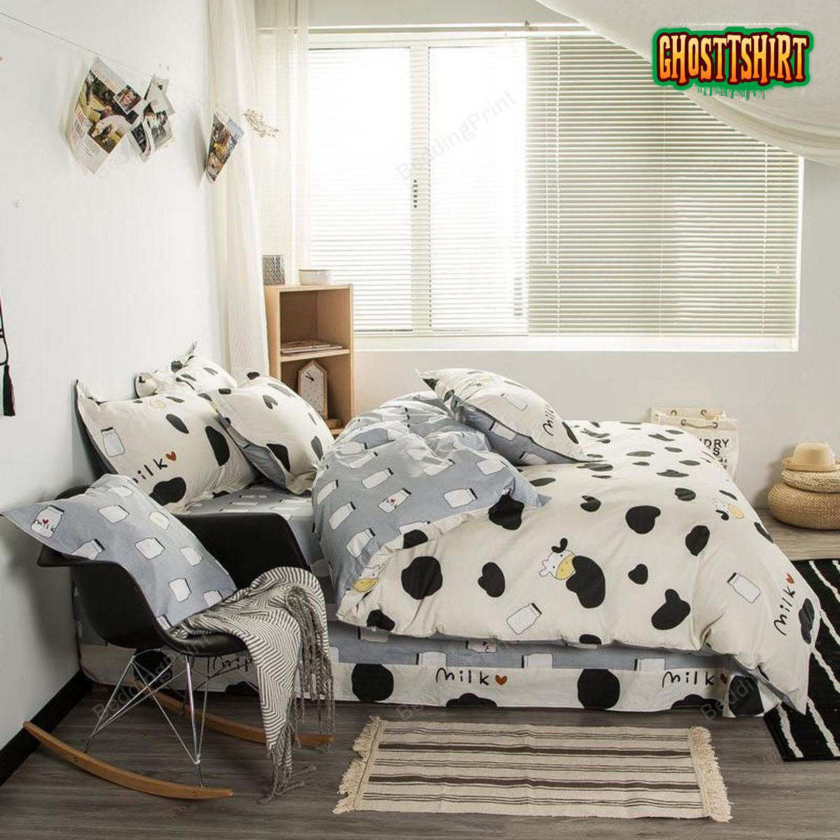 Cow Print Bedding Set   Cow Print Bedding Set Rw4kb 