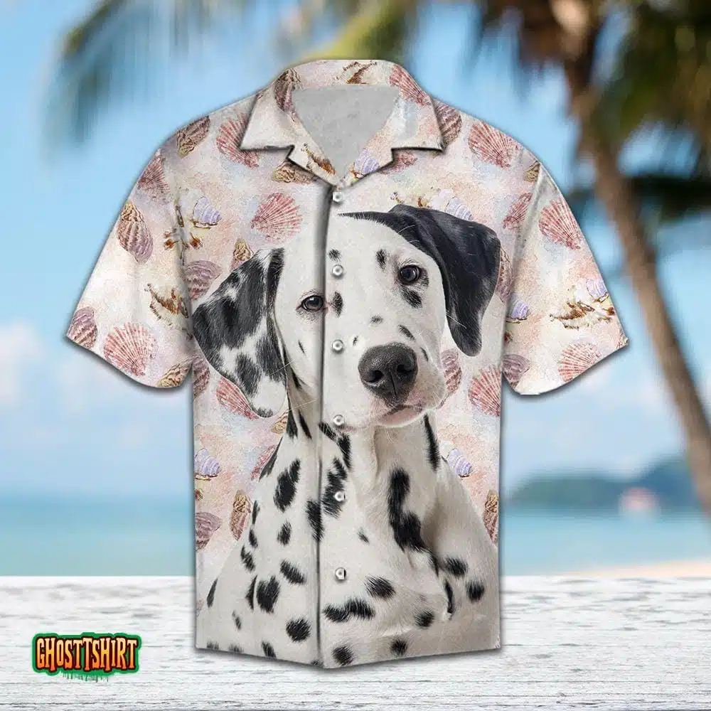 Cute Dalmatian Aloha Hawaiian Shirt