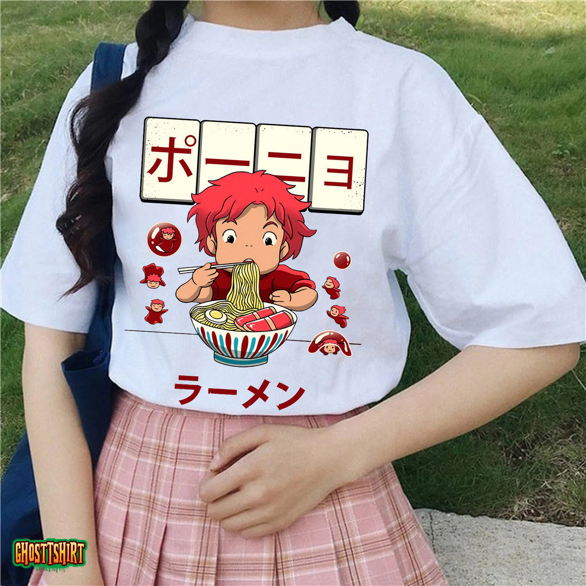 Cute Ponyo Ramen Shirt, Ponyo the Cliff, Ponyo Goldfish, Anime
