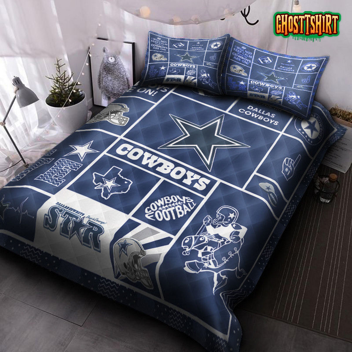 Dallas Cowboys Ver1 Quilt Bedding Set