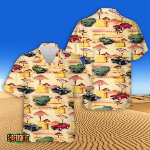 Dodge Charger Aloha Hawaiian Shirt