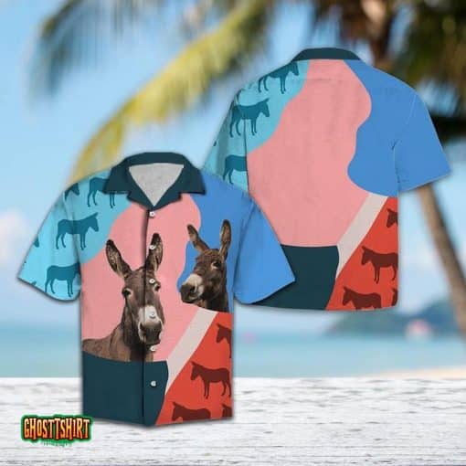 Donkey Lover Aloha Hawaiian Shirt