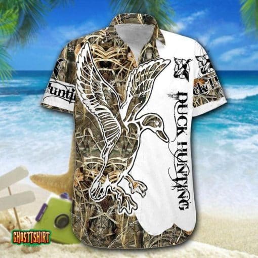 Duck Hunting V4 Aloha Hawaiian Shirt