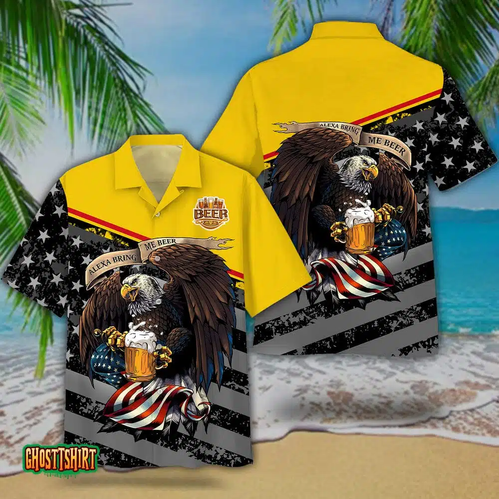 Eagles Beer Aloha Hawaiian Shirt