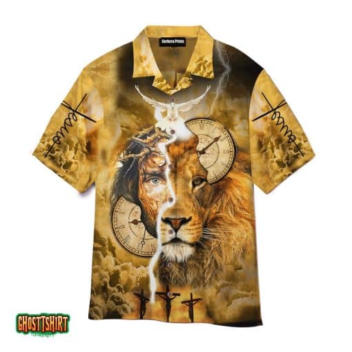 Easter Day Christian Jesus Lion Aloha Hawaiian Shirt