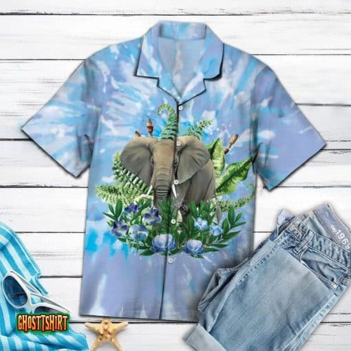 Elephant Aloha Hawaii Shirt For Men Women