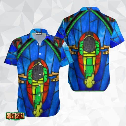 Fett’s Ship Glass Aloha Hawaiian Shirt