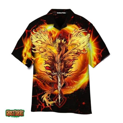 Fire Dragon Aloha Hawaiian Shirt