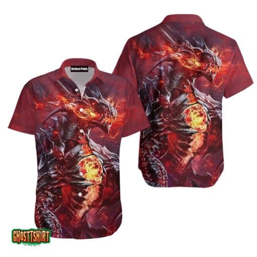 Fire Dragon Legend Aloha Hawaiian Shirt