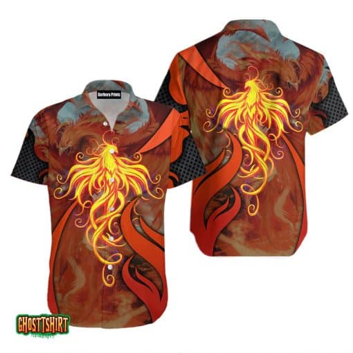 Fire Phoenix Power Aloha Hawaiian Shirt