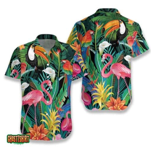 Flamingo Trending Hawaiian Shirt For Men Women