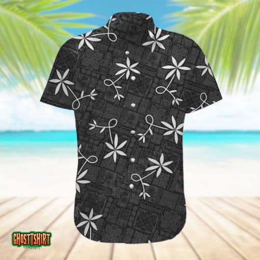 Flowers Black Aloha Hawaiian Shirt