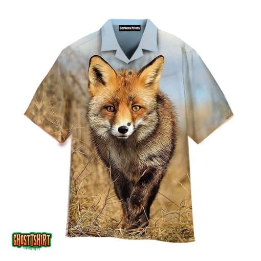 Fox In The Forest Aloha Hawaiian Shirt