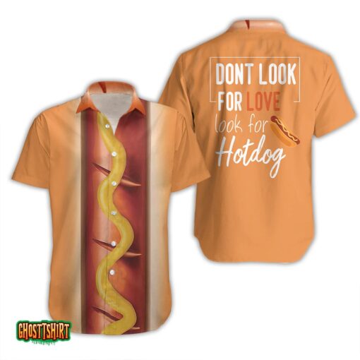 Funny Hot Dog Aloha Hawaiian Shirt