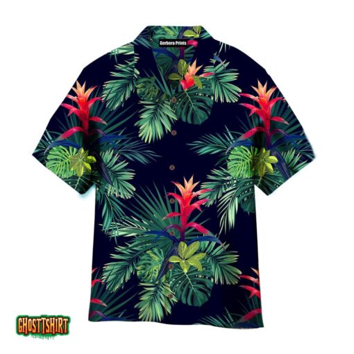 Gift For Him Green Leaf Aloha Hawaiian Shirt