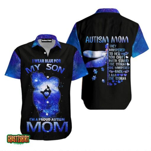 Gift For Mom Autism Mom Aloha Hawaiian Shirt For Men Women