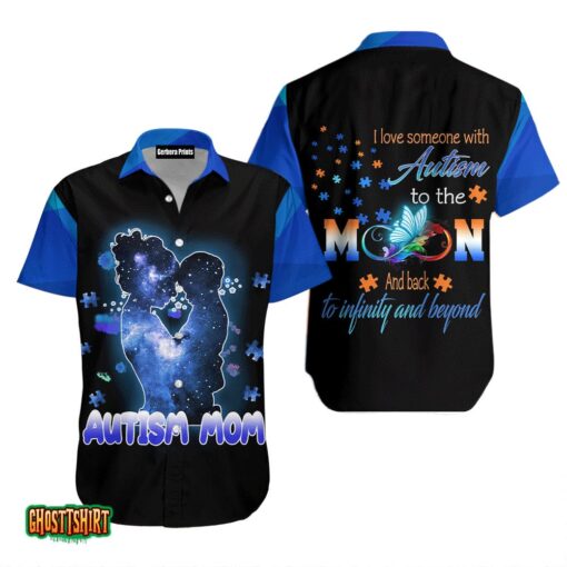 Gift For Mom Autism Mom Aloha Hawaiian Shirt