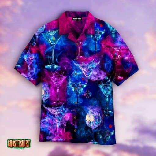 Glowing Cocktail Aloha Hawaiian Shirt