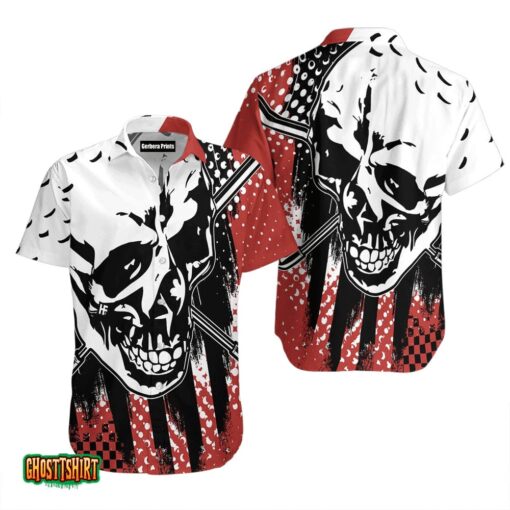 Golf Blade Skull For Men And Women Aloha Hawaiian Shirt