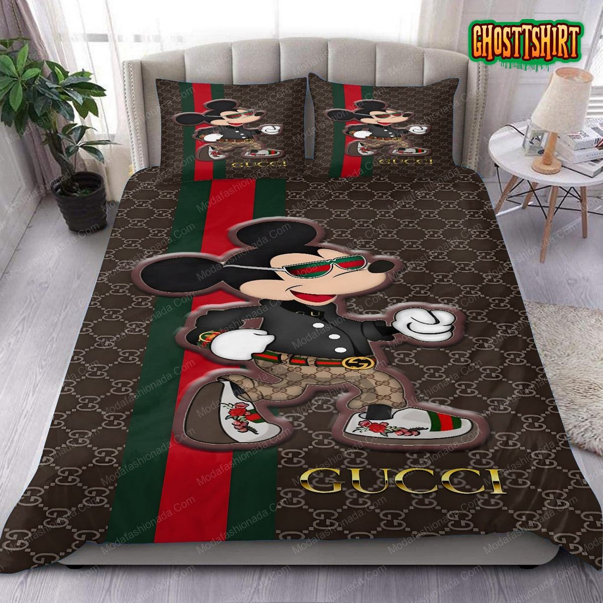 gucci mickey mouse luxury brand premium fashion hawaii shirt for