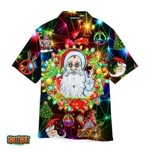 Have A Groovy Christmas Colorful Aloha Hawaiian Shirt