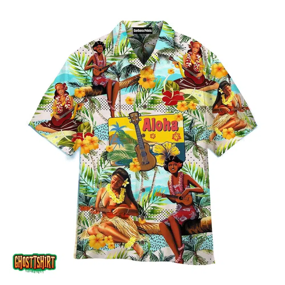 Hawaii Miss Feel The Music Tropical Aloha Hawaiian Shirt