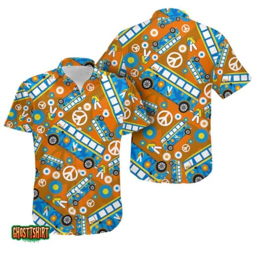 Hippie Camping Aloha Hawaiian Shirt