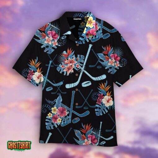 Hockey Tropical Aloha Hawaiian Shirt