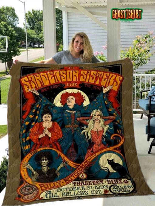Hocus Pocus V5 Quilt Blanket