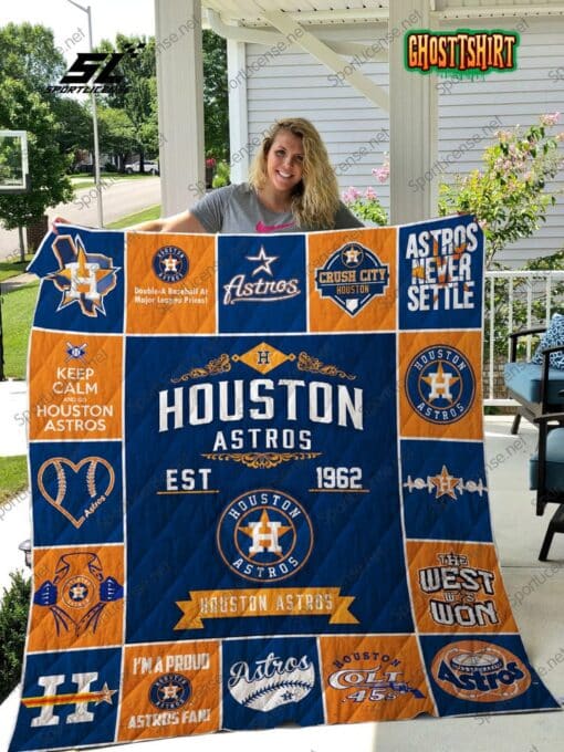 Houston Astros Quilt Blanket