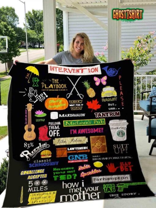 How I Met Your Mother Quilt Blanket