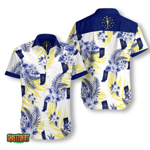Indiana Proud Aloha Hawaiian Shirt