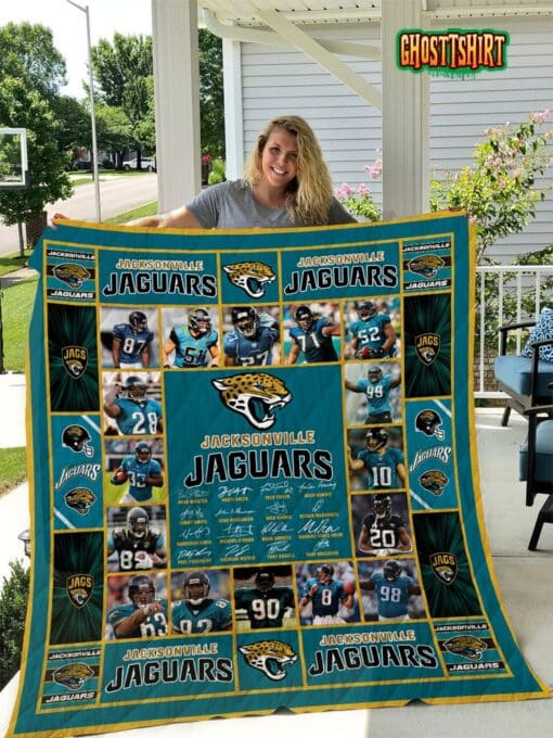 Jacksonville Jaguars Quilt Blanket