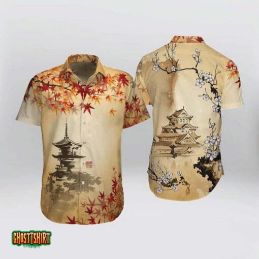 Japanese Aesthetic Sakura Cherry Blossom Aloha Hawaiian Shirt