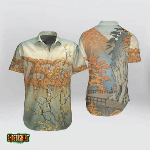 Japanese Aesthetic Ukiyoe Aloha Hawaiian Shirt