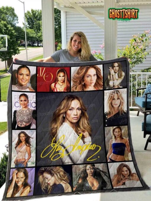 Jennifer Lopez Quilt Blanket