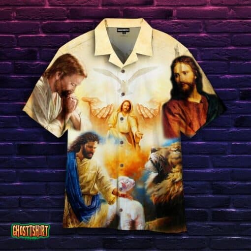 Jesus Bless The World Aloha Hawaiian Shirt