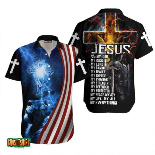 Jesus Don’t Be Afraid Just Have Faith Aloha Hawaiian Shirt