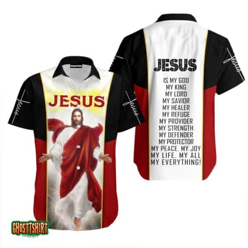 Jesus Is My Everything Catholic Aloha Hawaiian Shirt