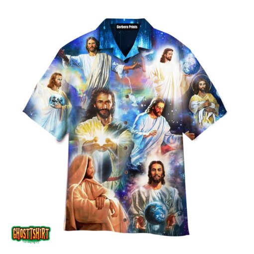 Jesus Love Earth Peaceful Aloha Hawaiian Shirt