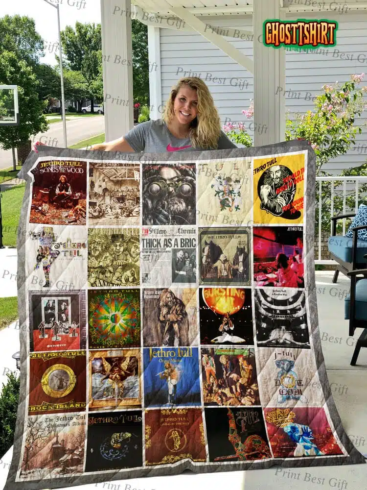 Jethro Tull Albums Cover Poster V2 Quilt Blanket