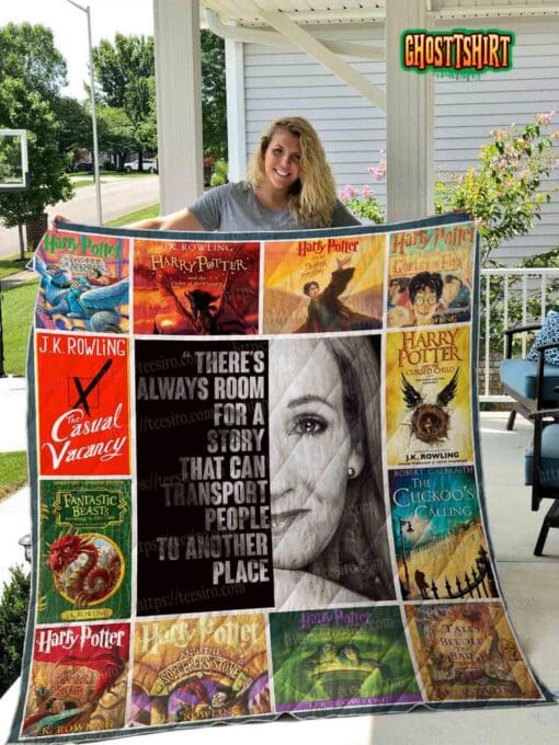J.K. Rowling Quilt Blanket