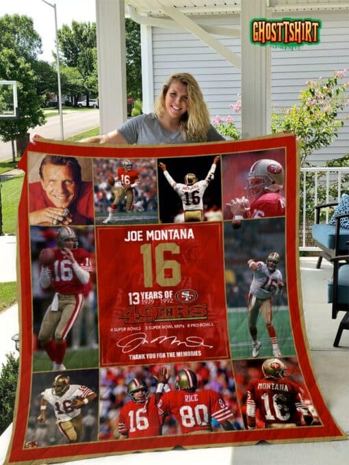 Joe Montana San Francisco 49ers Quilt