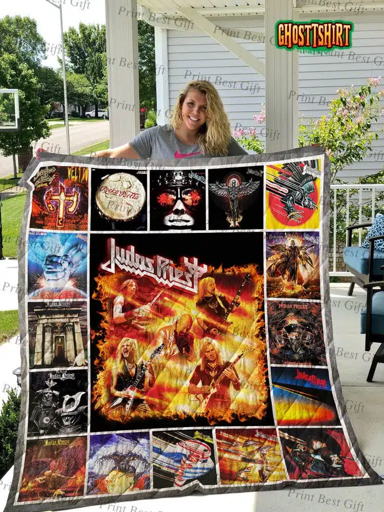 Judas Priest Albums Cover Poster Quilt blanket Ver 3