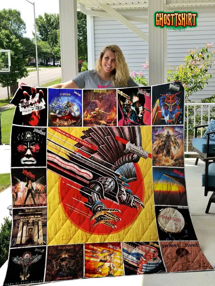 Judas Priest v5 Quilt Blanket