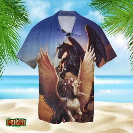 Kentucky Derby Artistic Horse Aloha Hawaiian Shirt