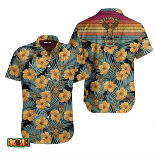 Kentucky Derby Cowboy Green Leaf Aloha Hawaiian Shirt