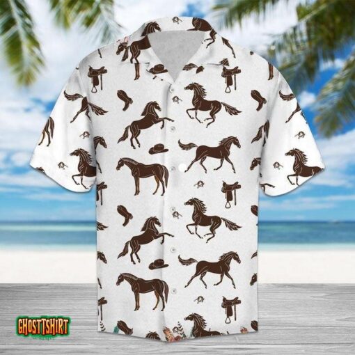 Kentucky Derby Cowboy V4 Aloha Hawaii Shirt